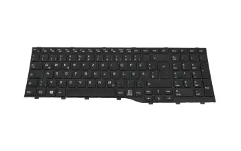 CP822432-XX original Fujitsu clavier DE (allemand) noir/noir