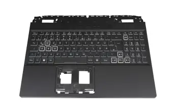 6B.QFMN2.014 original Acer clavier incl. topcase DE (allemand) noir/noir avec rétro-éclairage (4060/4070)