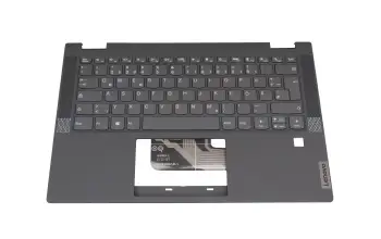 5CB0Y85534 original Lenovo clavier incl. topcase DE (allemand) gris/gris