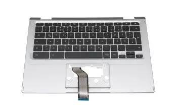 6B.HWYN7.007 original Acer clavier incl. topcase DE (allemand) noir/argent