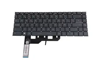 S1N-2EES605-D10 original MSI clavier SP (espagnol) gris/gris avec rétro-éclairage