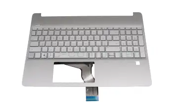 L63578-041 original HP clavier incl. topcase DE (allemand) argent/argent
