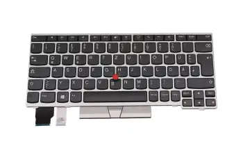 5N20V43591 original Lenovo clavier DE (allemand) noir/gris avec mouse stick