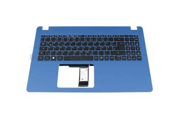 6B.HS6N2.014 original Acer clavier incl. topcase DE (allemand) noir/bleu