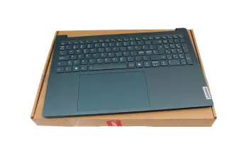 5CB1N62269 original Lenovo clavier incl. topcase ND (nordique) bleu/bleu avec rétro-éclairage