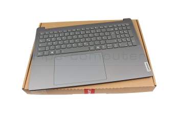 5CB1N62229 original Lenovo clavier incl. topcase DE (allemand) gris/gris avec rétro-éclairage