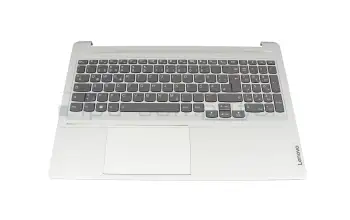 5CB1J08791 original Lenovo clavier incl. topcase DE (allemand) noir/argent avec rétro-éclairage