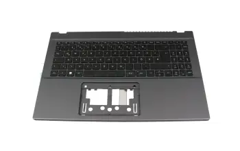 6B.QGCN7.011 original Acer clavier incl. topcase DE (allemand) noir/noir avec rétro-éclairage