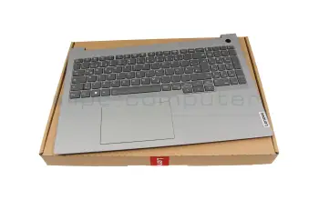 5CB1M48530 original Lenovo clavier incl. topcase DE (allemand) gris/gris avec rétro-éclairage