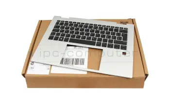 N09294-BG1 original HP clavier incl. topcase CH (suisse) noir/gris avec rétro-éclairage