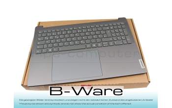 T135LR Clavier incl. topcase DE (allemand) gris/gris avec rétro-éclairage b-stock