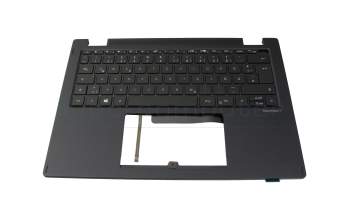 12F240H7601 original Acer clavier incl. topcase DE (allemand) noir/noir avec rétro-éclairage