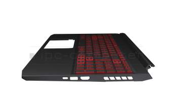 13004E23K201 original Acer clavier incl. topcase DE (allemand) noir/rouge/noir avec rétro-éclairage (Geforce1650)