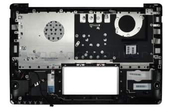 13GNFQ10P09X-1 original Asus clavier incl. topcase GR (grecque) noir/argent