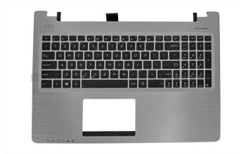 13GNUH1AM051-1 original Asus clavier incl. topcase US (anglais) noir/argent