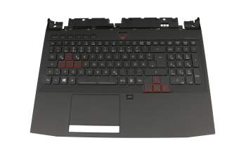 13N0-EXP03XI original Acer clavier incl. topcase DE (allemand) noir/noir avec rétro-éclairage