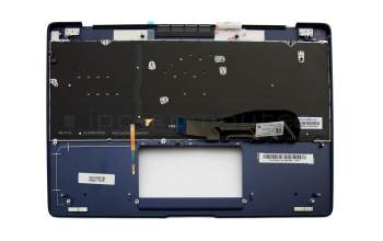13N0-UWA0311 original Asus clavier incl. topcase DE (allemand) bleu avec rétro-éclairage