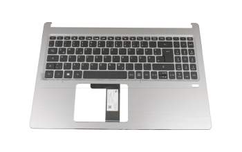 13N1-50A0201 original Acer clavier incl. topcase DE (allemand) noir/argent avec rétro-éclairage