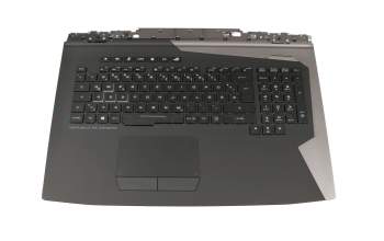 13N1-7AA0301 original Asus clavier incl. topcase DE (allemand) noir/noir avec rétro-éclairage - sans haut-parleur -
