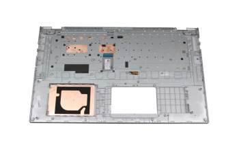 13N1-D0A0101 original Asus clavier incl. topcase DE (allemand) argent/argent avec rétro-éclairage