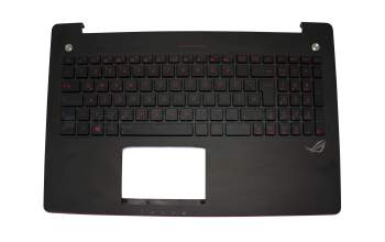 13NB04L3AM0401 original Asus clavier incl. topcase DE (allemand) noir/noir