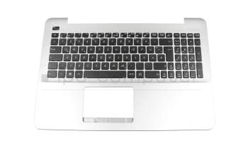 13NB0622AP0412 original Asus clavier incl. topcase DE (allemand) argent/argent