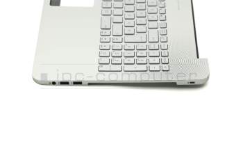 13NB09P1P03011 original Asus clavier incl. topcase DE (allemand) argent/argent avec rétro-éclairage