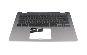 13NB0FS1AP0511 original Asus clavier incl. topcase DE (allemand) noir/argent avec rétro-éclairage