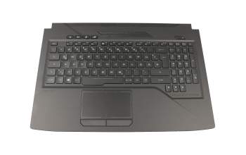 13NB0G51AP0501 original Asus clavier incl. topcase DE (allemand) noir/noir avec rétro-éclairage