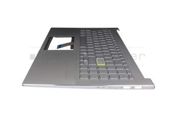 13NB0LX0M01 original Asus clavier incl. topcase DE (allemand) argent/argent avec rétro-éclairage