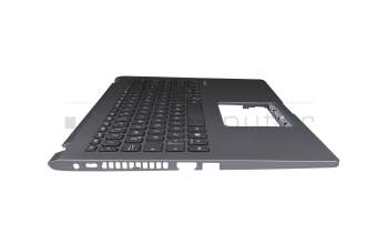 13NB0MZ0M06X11 original Asus clavier incl. topcase DE (allemand) noir/gris avec rétro-éclairage