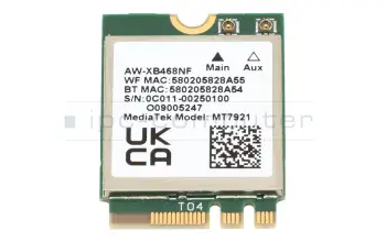 0C011-00250100 original Asus Adaptateur WLAN WIFI6 AX+BT5.2(2*2)M.2 2230