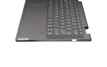 14494218 original Lenovo clavier incl. topcase DE (allemand) gris/gris avec rétro-éclairage