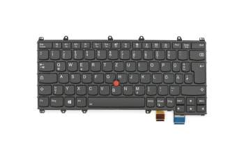 14P3KA181J9PEE original Lenovo clavier DE (allemand) noir/noir avec rétro-éclairage et mouse stick