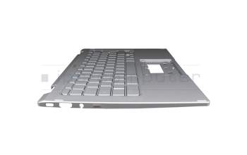 15004E5BK201 original Acer clavier DE (allemand) argent avec rétro-éclairage