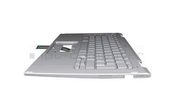 15004E5BK201 original Acer clavier DE (allemand) argent avec rétro-éclairage