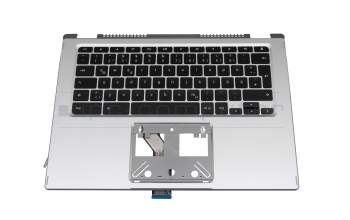 15F15HT7601 original Acer clavier incl. topcase DE (allemand) noir/argent