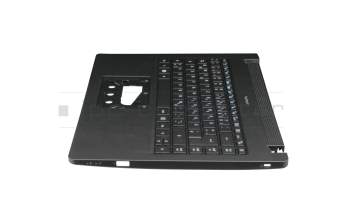 16F0A9U7601 original Acer clavier incl. topcase DE (allemand) noir/noir avec rétro-éclairage