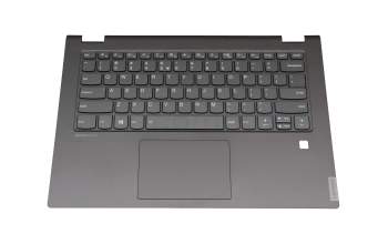 179012C original Lenovo clavier incl. topcase US (anglais) gris/gris avec rétro-éclairage US International