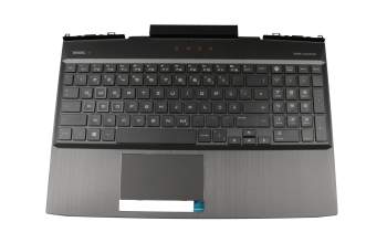 180508-01 original HP clavier incl. topcase DE (allemand) noir/noir avec rétro-éclairage