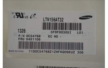 Lenovo 18200969 SEC LTN156AT32-L01 HD G W LED1 NB LCD