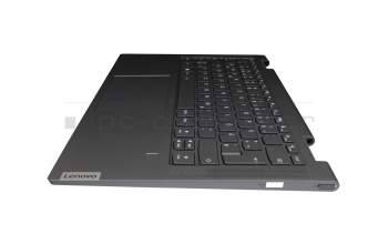 1CZ213006H original Lenovo clavier incl. topcase DE (allemand) gris/gris avec rétro-éclairage