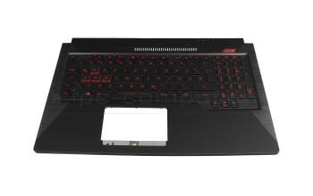 1KAHZZG0003X original Asus clavier incl. topcase DE (allemand) noir/noir avec rétro-éclairage