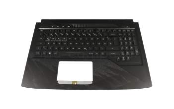 1KAHZZG0038 original Asus clavier incl. topcase DE (allemand) noir/noir avec rétro-éclairage