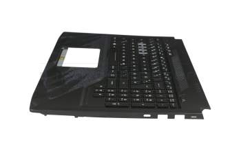 1KAHZZG0038 original Asus clavier incl. topcase DE (allemand) noir/noir avec rétro-éclairage