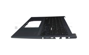 1KAHZZQ011A original Asus clavier incl. topcase DE (allemand) noir/bleu avec rétro-éclairage