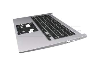 1KAJZZG060X original Acer clavier incl. topcase DE (allemand) noir/gris avec rétro-éclairage