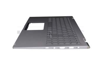 1SG-95730-2DA original Asus clavier incl. topcase DE (allemand) argent/argent avec rétro-éclairage