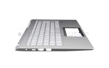 24304F26K201 original Acer clavier incl. topcase DE (allemand) argent/argent avec rétro-éclairage