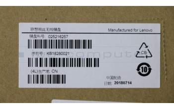 Lenovo 25216257 DT_KYB Liteon SK-8861(GB) 2.4G KB-improv